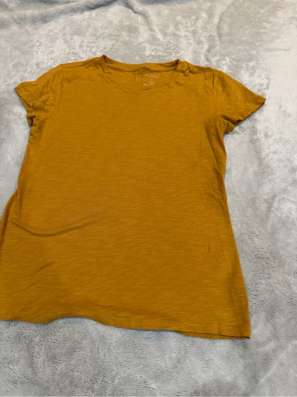 LC Lauren Conrad Ochre Short-Sleeve Crewneck Tee